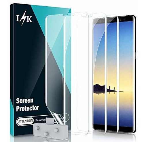 3 Protector Pantalla L0k Para Samsung Galaxy Note 8 Efecto R