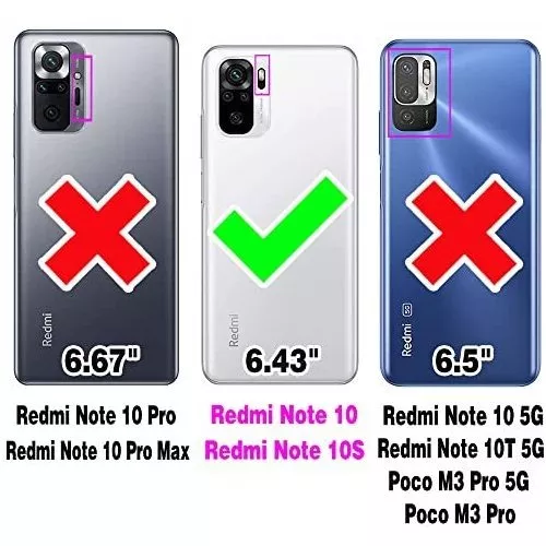 [2 en 1] Funda para Xiaomi Redmi Note 11S con cubierta de cámara y [1  unidad] Protector de pantalla de vidrio templado delgado delgado protector  a