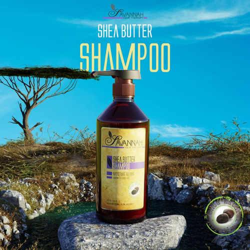 Shampoo De Terapia Capilar Savannah Com Manteiga De Karité E