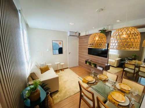 Apartamento100% Financi 2 Quartos, Sala,1 Banheiro, Coziárea