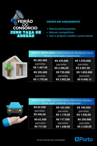 Consórcio Imobiliário E Automotivo Porto Seguro