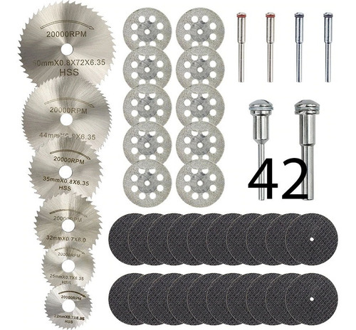 Discos De Corte Madera Metal Aluminio Dremel Multiproposito