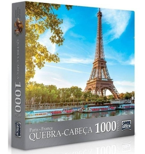 Quebra Cabeça Puzzle 1000 Peças Paris Toyster