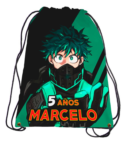 Recuerdos Morralitos Bolo My Hero Academy Personalizado 55u