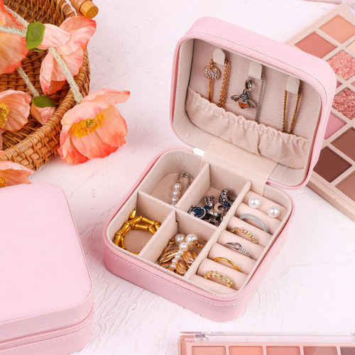 12 Joyeros Pequeños Estuche Para Joyas De Viaje Caja