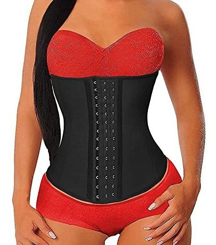 Faja Entrenador De Cintura Para Mujer Latex Sport Negro Xs