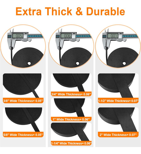 Correa De Nylon Resistente 12 Yardas, Correas De Nylon ...