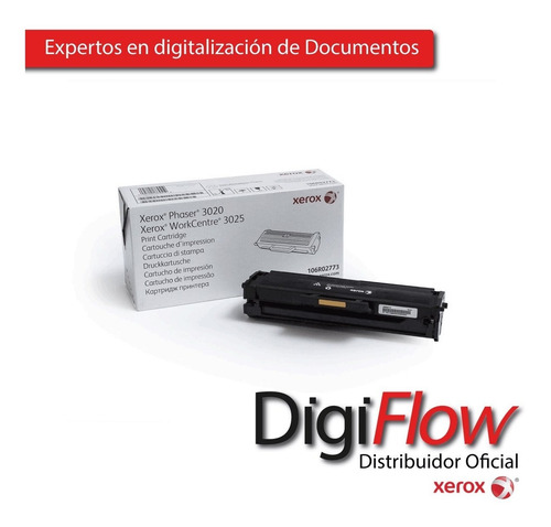 Impresora Xerox Laser Monocromatica Phaser 3020 Wifi Red Usb