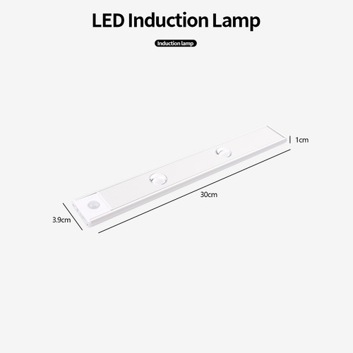 Luminária Lampada Led Sensor Presença Luz Noturna 30cm