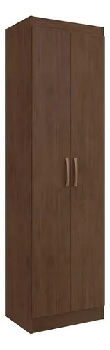 Armario Ropero Placard Multiuso 2 Puertas Cocina Baño Color Marrón