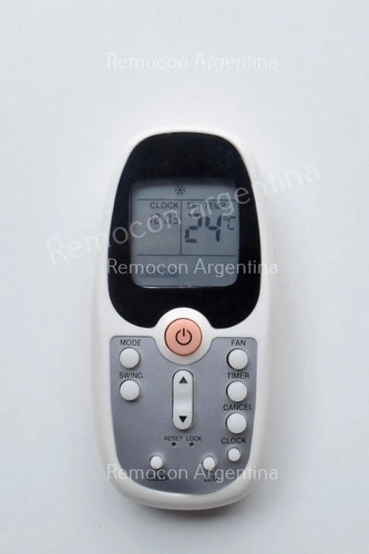 Control Remoto Aire Acondicion Para R09b/bge Bgh Split Midea