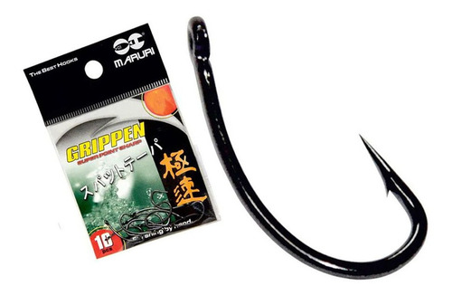 Anzol Maruri Grippen C/10 N02 - Ideal P/ Peixes Manhosos