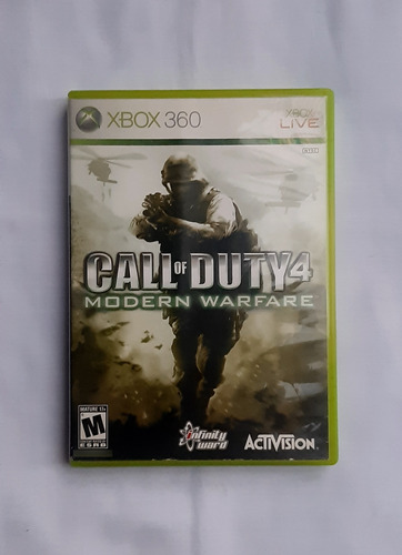 Call Of Duty 4 Modern Warfare Xbox 360 Físico Usado