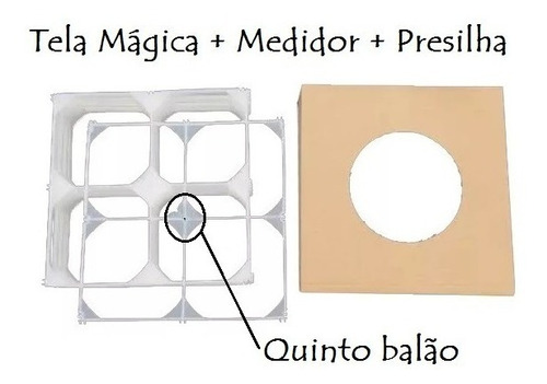 Imagem 1 de 5 de 32 Tela Mágica +medidor+presilha Balões Bexigas Painel Festa