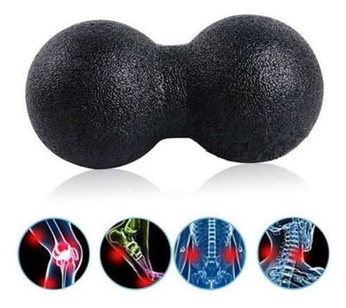 Sleeka Bola De Masaje Doble Epp Para Relajación Muscular Rojo