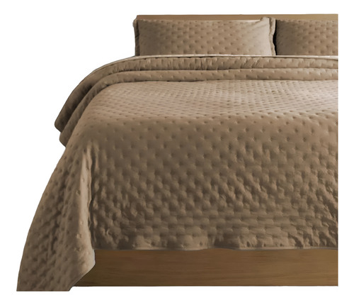 Kit Cubrecama Cover Quilt Ultra Soft 2½ Plaza Queen + Fundas