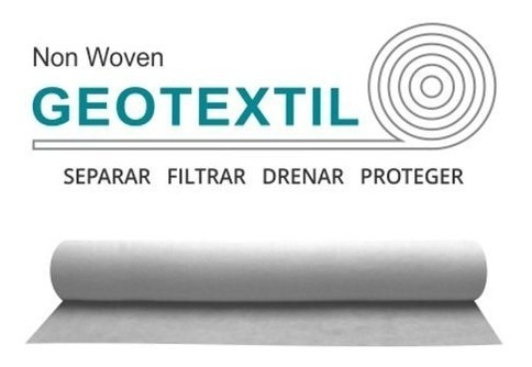 Geotextil 105g/m2 Rollo 10m Largo X 1m Ancho