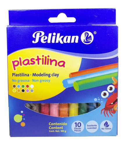Plastilina De Colores Surtidos  * 12 Cajas, Pelikan