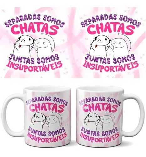 Pacote 18 Artes Canecas Amizades Flork Editáveis Corel Png