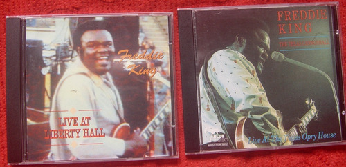 2 Cds Ao Vivo De Freddie King, Importados, Perfeito Estado. (Usado)