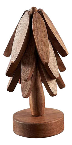 Aplicable A 3 Manteles Individuales De Madera Plegables,
