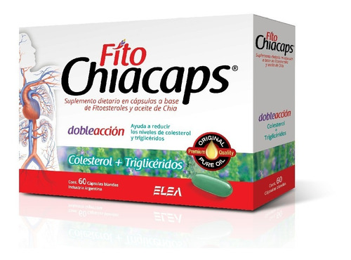 Fito Chiacaps X 60caps Elea Fitoesterol Omega-3 Acei De Chia