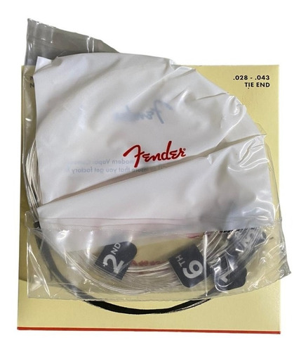 Imagen 4 de 9 de Cuerdas Para Guitarra Fender 100 Classical De Nylon 28-43