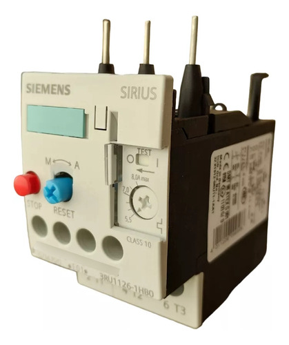Relevo Termico Siemens De 5,5 A 8 Amp 3ru1126-1hb0