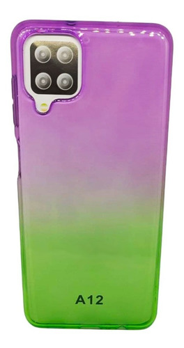 Carcasa Gel Top Bicolor Antishock Compatible Samsung A12