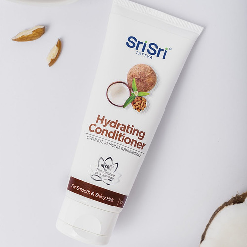 Imagen 2 de 2 de Acondicionador Natural Hidratante Con Coco Y Almendras Sri S