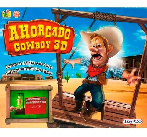 Juego De Mesa Ahorcado Cowboy 3d 15011 (3527)