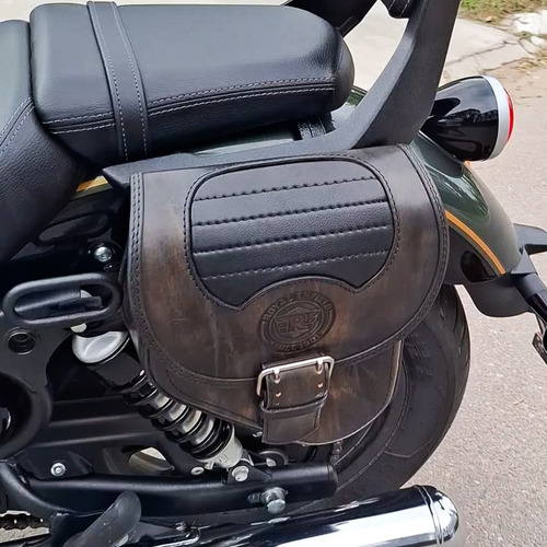 Conjunto Alforjas Y Accesorios Black Hawk Royal Enfield Combinado