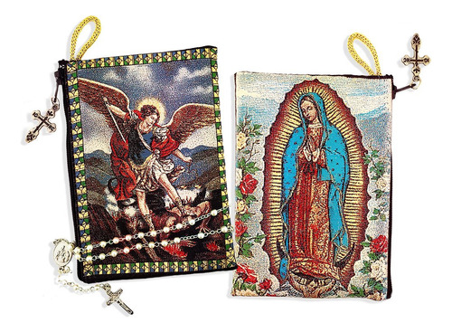 San Miguel Con Nuestra Seora De Guadalupe - Bolsa Para Tapic