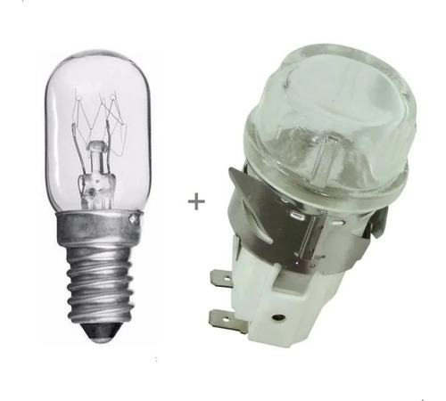 Imagem 2 de 2 de Conjunto Lampada E14 E Capa 220v Fogão Brastemp 326073746