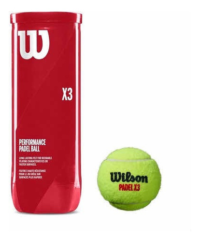 Tarro De Pelotas Wilson Padel X3