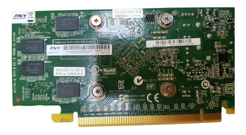 Tarjeta De Video Nvidia Quadro 600 1gb Ddr3 128 Bit Dvi Dp (Usado)