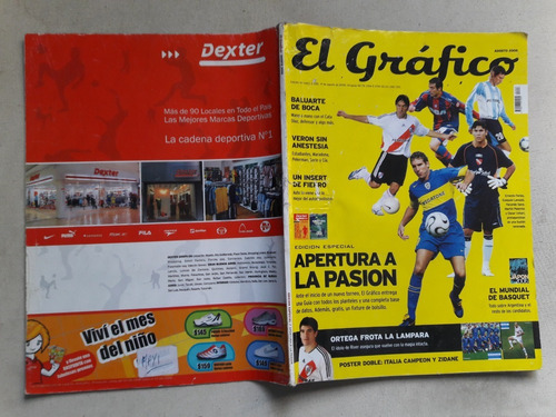 Revista El Gráfico Nº 4353 Agosto 2006 Con Suplemento Auto