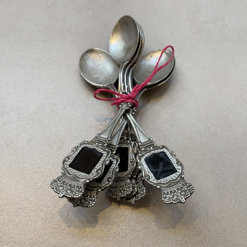 Imagen 10 de 10 de Cucharas De Te X6 Estilo Vintage Metal
