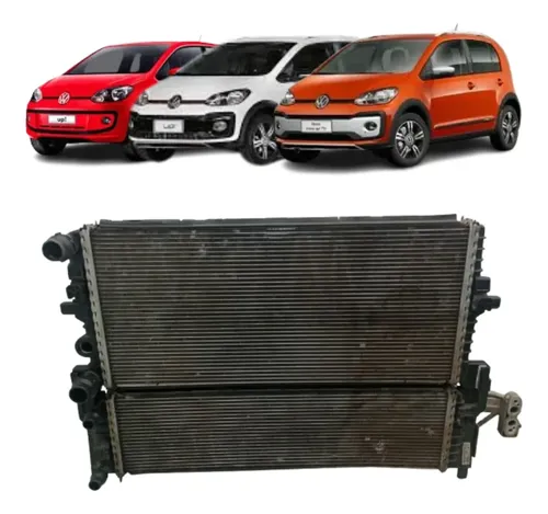 Vw Up Radiator Replacement Radiador + Condensador Vw Volkswagen Up Tsi 2016 A 2022 | Parcelamento ...