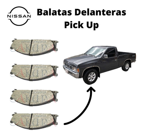 Kit Balatas Pastillas Del Nissan Estacas 1999 Originales