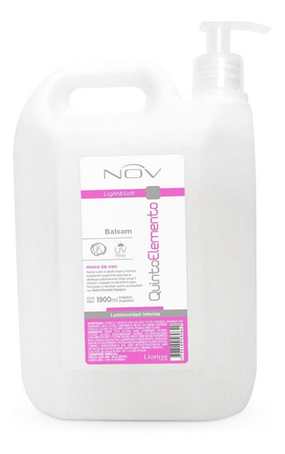 Balsam Nov Quinto Elemento X 1900 Ml C/bomba