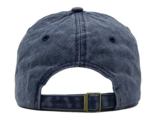 Imagen 2 de 2 de Gorra Vintage Lisa Gastada Jean Prelavada Unisex Denim