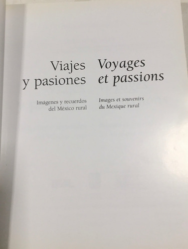 Libro Viajes Y Pasiones Voyages Et Passions F.c.e.