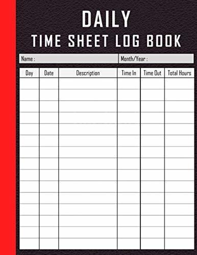 Book : Daily Time Sheet Log Book Timesheet Log Book To...