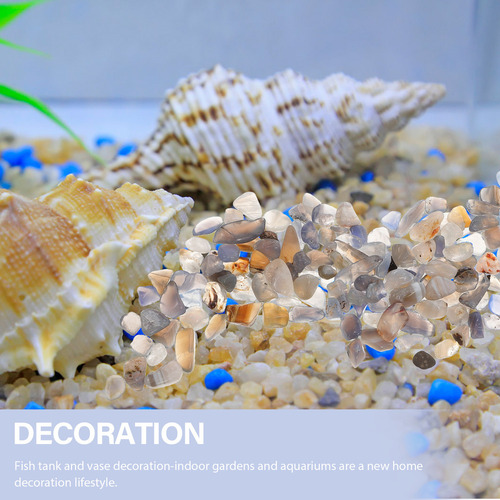 Acuario De Grava De Cristal Natural Con Piedras Para Peceras