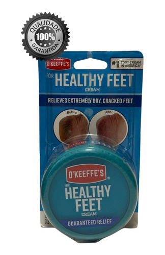 Creme Pés Ressecados Rachados Okeeffes Healthy Envio Já Neutra