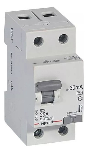 Interruptor Diferencial Legrand 2p 25a 30ma Rx3 402024