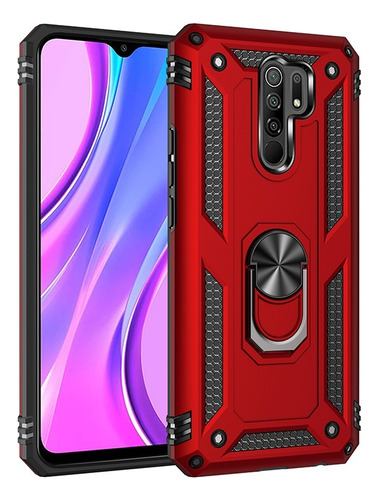 Funda Case Protectora Para Xiaomi Redmi 9 + Cristal 21d 