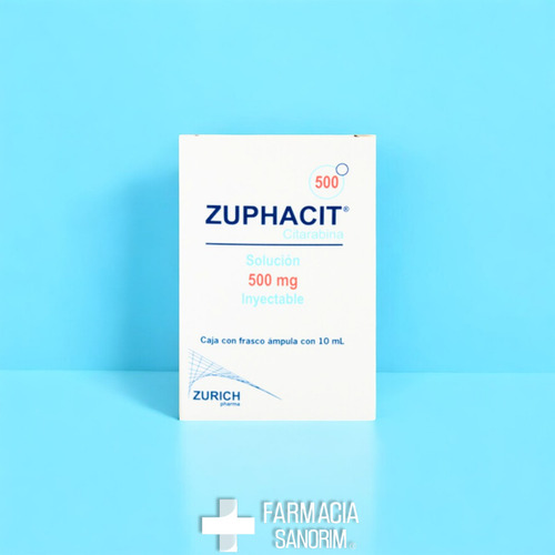 Citarabina Zuphacit 500 Mg/ 10 Ml Solucion Inyectable 10 Ml