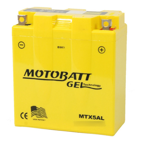 Bateria Motobatt Gel Zanella Due 110 Cc Mgs12-5-3b-c *